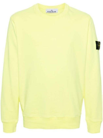 STONE ISLAND コットンフリースクルーネックスウェットシャツレギュラーフィット801563051 V0F30 133075070 [P]