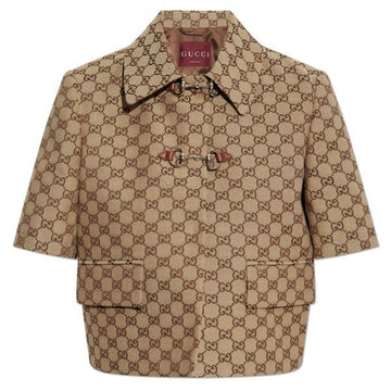 Gucci Horsebit Canvas Jacket 152305132 [P]