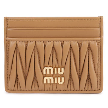 Miu Miu Nappa Leather Card Holder 141983231 [P]