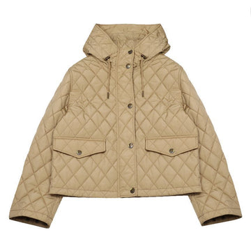 BURBERRY Crop Quilted Nylon Hoodie Jacket 141983215 [P]