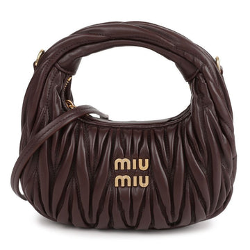 MIU MIU ホーボーバッグ 5BP078-AN88-F0NBL-OOO 141983356 [P]