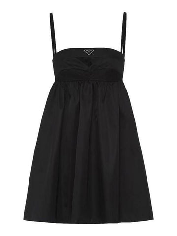 PRADA ダブルポケットナイロンミニワンピース 142600117 [P]