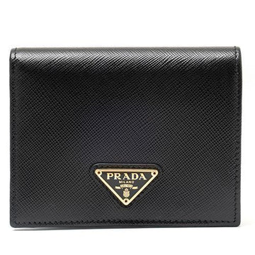 PRADA トライアングルロゴ サフィアーノ 二つ折り財布 142600187 [P]
