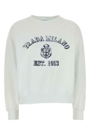 PRADA コットンクルーネックスウェットシャツ 134716 16V5 F0009 142600214 [P]