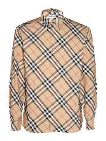 BURBERRY チェックコットンシャツ 142645718 [P]