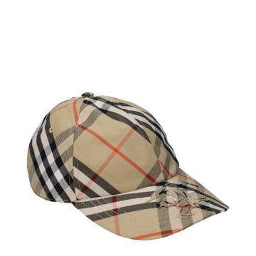 BURBERRY チェックコットンブレンドベースボールキャップ 142645745 [P]