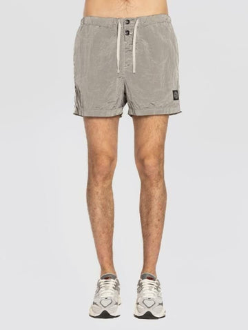 Stone Island Nylon Metal Econyl Shorts with Pocket Details Slim Fit Swim Trunks 142785926 [P]