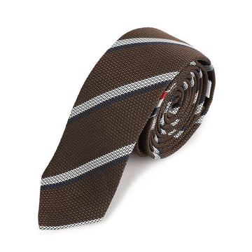Thom Browne Shadow Stripe Pique Weave Tie 143014344 [P]