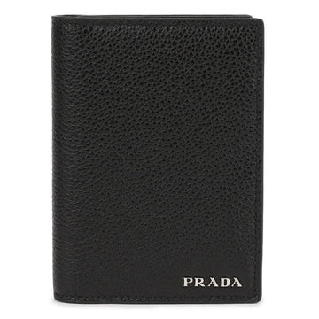 PRADA グレインレザー3段カードウォレット 145899339 [P]