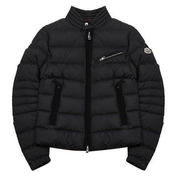 MONCLER Biker-Padded-Jacke mit Logo-Patch SOUILLET-999 145899651 [P]