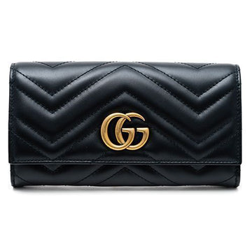 Gucci GG Marmont Matelassé Long Wallet 443436-DTD1T-1000 145899717 [P]