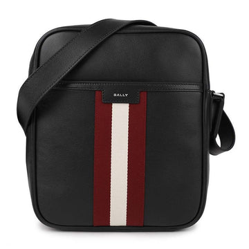 Bally Black Leather Code Crossbody Bag 149149887 [P]