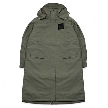 Ganni Oversized Green Tri-Layer Parka Coat 149529150 [P]