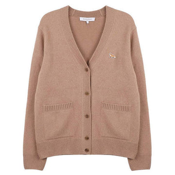 MAISON KITSUNE ベビー フォックス ラムウール ボックス カーディガン 150946610 [P]