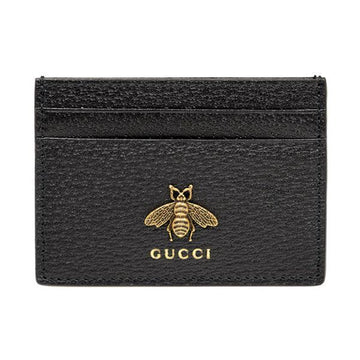 Gucci Animalier Leather Card Case 523685 DJ20T 1000 147778285 [P]