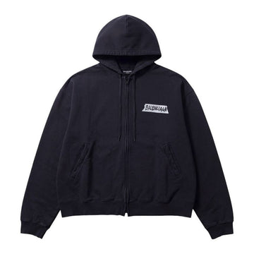 Balenciaga Logo Men's Hoodie Zip-Up 850338 TTVL7 1041 158651347 [P]
