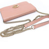 Gucci Pink Leather Interlocking GG Chain Mini Clutch Crossbody 510314 158651508 [P]