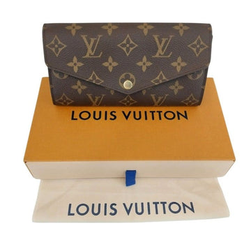 Louis Vuitton Sarah Wallet Monogram Canvas Brown Long Wallet M60531 158652820 [P]