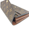 Louis Vuitton Sarah Wallet Monogram Canvas Brown Long Wallet M60531 158652820 [P]