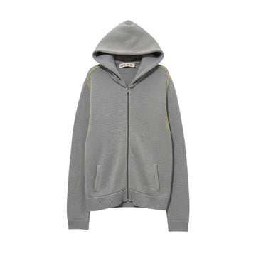 Marni Light Gray Wool Cashmere Knit Men's Jacket 105 158654546 [P]