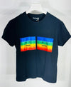 Acne Studios Rainbow Face Logo Women's T-Shirt CL0160 900 155546648 [P]