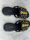 BALENCIAGA 女性用スタッズサンダルスリッパ 153825929 [P]