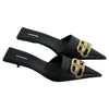 BALENCIAGA 女性 BBロゴ ミュール ブラック 569394 WAWN0 1000 151071884 [P]