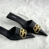BALENCIAGA 女性 BBロゴ ミュール ブラック 569394 WAWN0 1000 151071884 [P]