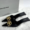 BALENCIAGA 女性 BBロゴ ミュール ブラック 569394 WAWN0 1000 151071884 [P]