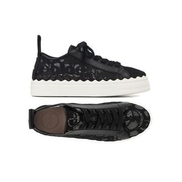 Chloe Lace Sneakers Black 153210840 [P]
