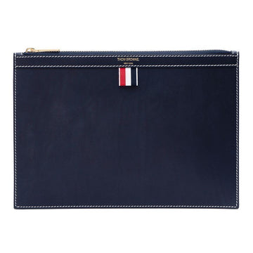 THOM BROWNE Leder Clutch mit Logo 59652936 [P]
