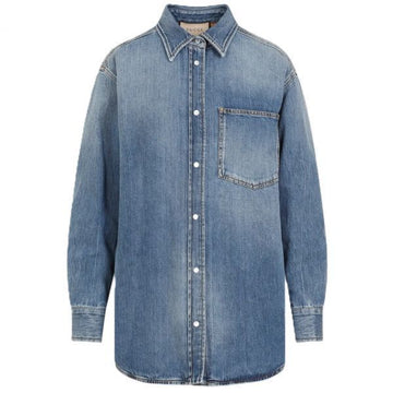 GUCCI Washed Organic Denim Hemdjacke (XDCT9 4447) 114946615 [P]