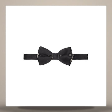 DIOR Schwarze Seidenfliege mit geradem Rand 158665370 [P]