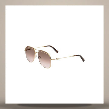 DIOR Petit CD A1U Sonnenbrille Braune Verlauf Pilot 158665490 [P]