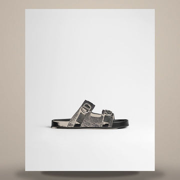 DIOR Aqua Sandalen Schwarz Oblique Jacquard 158665621 [P]