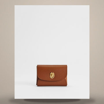 DIOR Médallion Dayrit Card Wallet Maron Barbie & Lingerie Pink Grain Calfskin S2222QGME_M16E 158665710 [P]