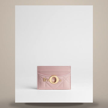 DIOR Kartenetui aus Lammleder in Supir Pink Macro Cannage - Modell S2704OGMD_M19N 158665711 [P]