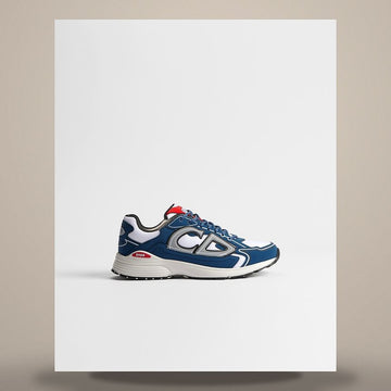 DIOR B30 Countdown Sneakers Technisches Mesh, Tiefblau & Rote Technische Stoffe 158665772 [P]