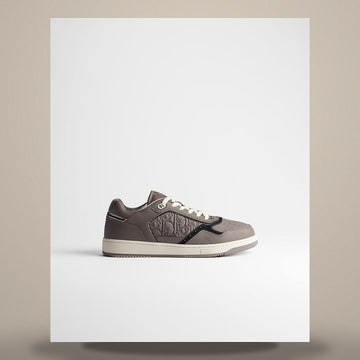 DIOR B27 Uptown Low-Top Sneakers Grau Geprägtes Kalbsleder & Grau Gravity Leder 3SN272AFD_H835 158665795 [P]