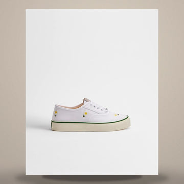 DIOR Saltwind Sneaker aus weißer Baumwolle und mehrfarbigem Daisy-Motiv-Stickerei 3SN348ACX_H000 158665800 [P]