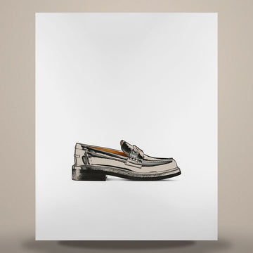 DIOR Boy Loafer aus schwarzem, gewaschenem Kalbsleder 158665826 [P]