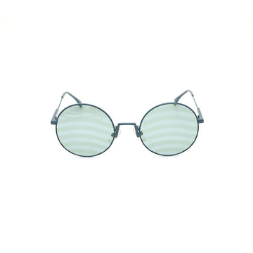 FENDI FF0248/S 1EDXR Matgrün Türkis Welle Runde Sonnenbrille 19014146 158665872 [P]