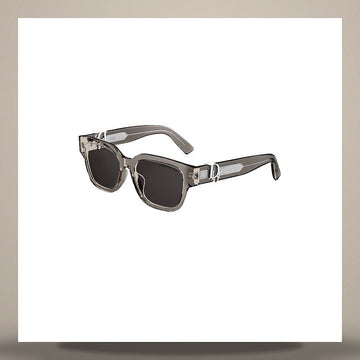 DIOR Oblique S1F Sonnenbrille Transparent Schwarz Quadrat 158665901 [P]