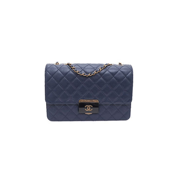 CHANEL Große Klappen-Schultertasche mit goldener Kette A93223 158665980 [P]