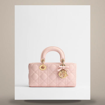 DIOR Lady Joy Bag Small Supérieure Pink Cannage Lammleder M0613OUQA_M19N 158666056 [P]