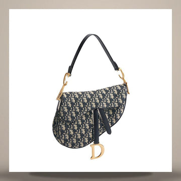 DIOR Saddle Schultertasche Blau Oblique Jacquard M0455CTZQ_M928 158666084 [P]