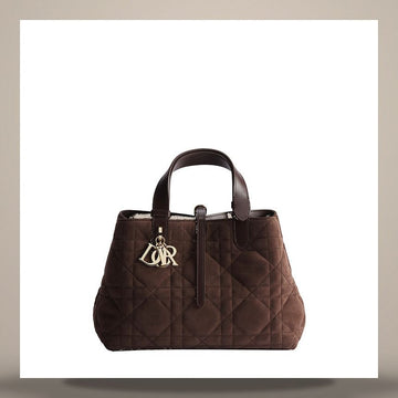 DIOR Tuchu Medium Cocoa Macracanage Suede Ziegelleder M2821OSOQ_M64M 158666107 [P]