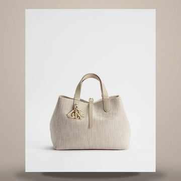 DIOR Tote Bag Medium Beige Oblique Washed Jacquard M2873OGHF_M918 158666108 [P]