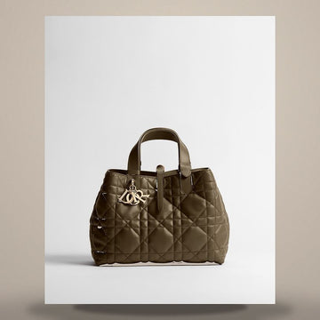 Dior Tutti Frutti Medium Khaki Macrocannage Calfskin Bag M2821OSNW_M98H 158666116 [P]