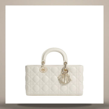 DIOR Lady D-Joy Medium Bag Latte Cannage Kalbsleder M0540ONGE_M030 158666120 [P]